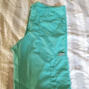 Large Aqua Grey's Anatomy by Barco scrub pants